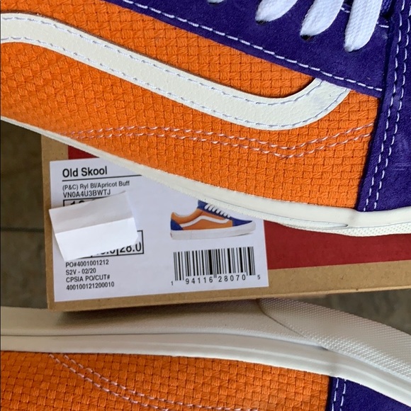 • VANS OLD SKOOL P&C Real Blue/Apricot Buff WMNS - Picture 8 of 16
